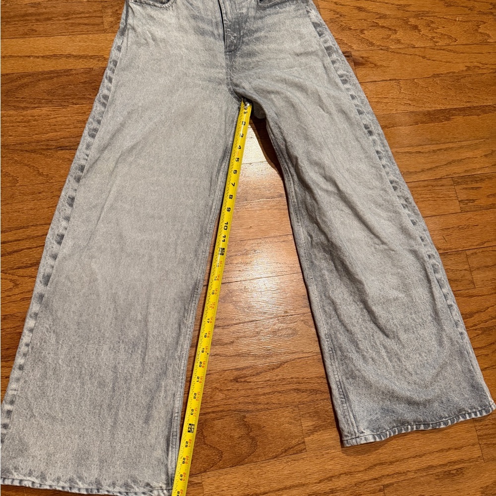 Rag & Bone Miramar Sofie High Waist Ankle Wide Leg Terry Sweatpant Jeans